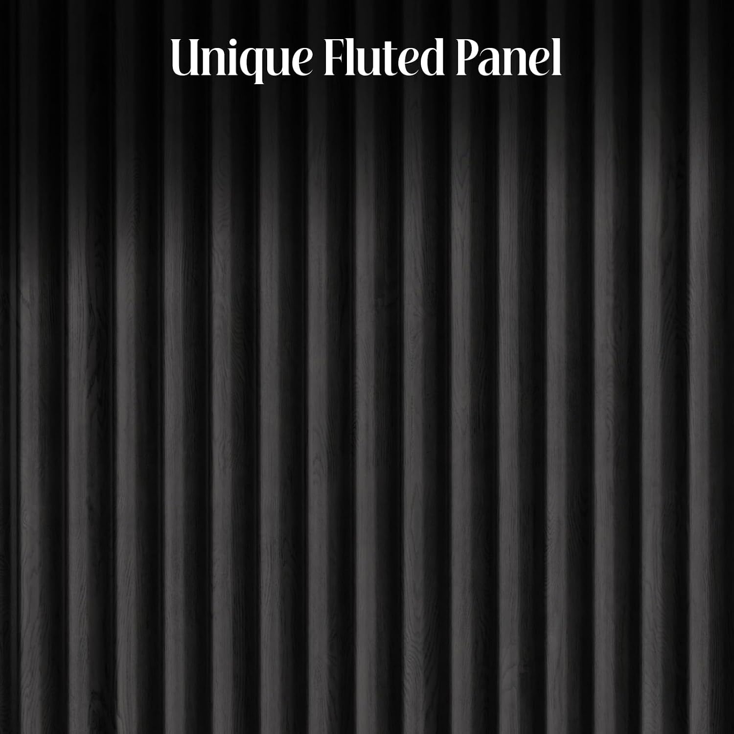 Fluted Buffet Cabinet with Storage Sideboard with 2 Doors& Adjustable Shelf - Image 7